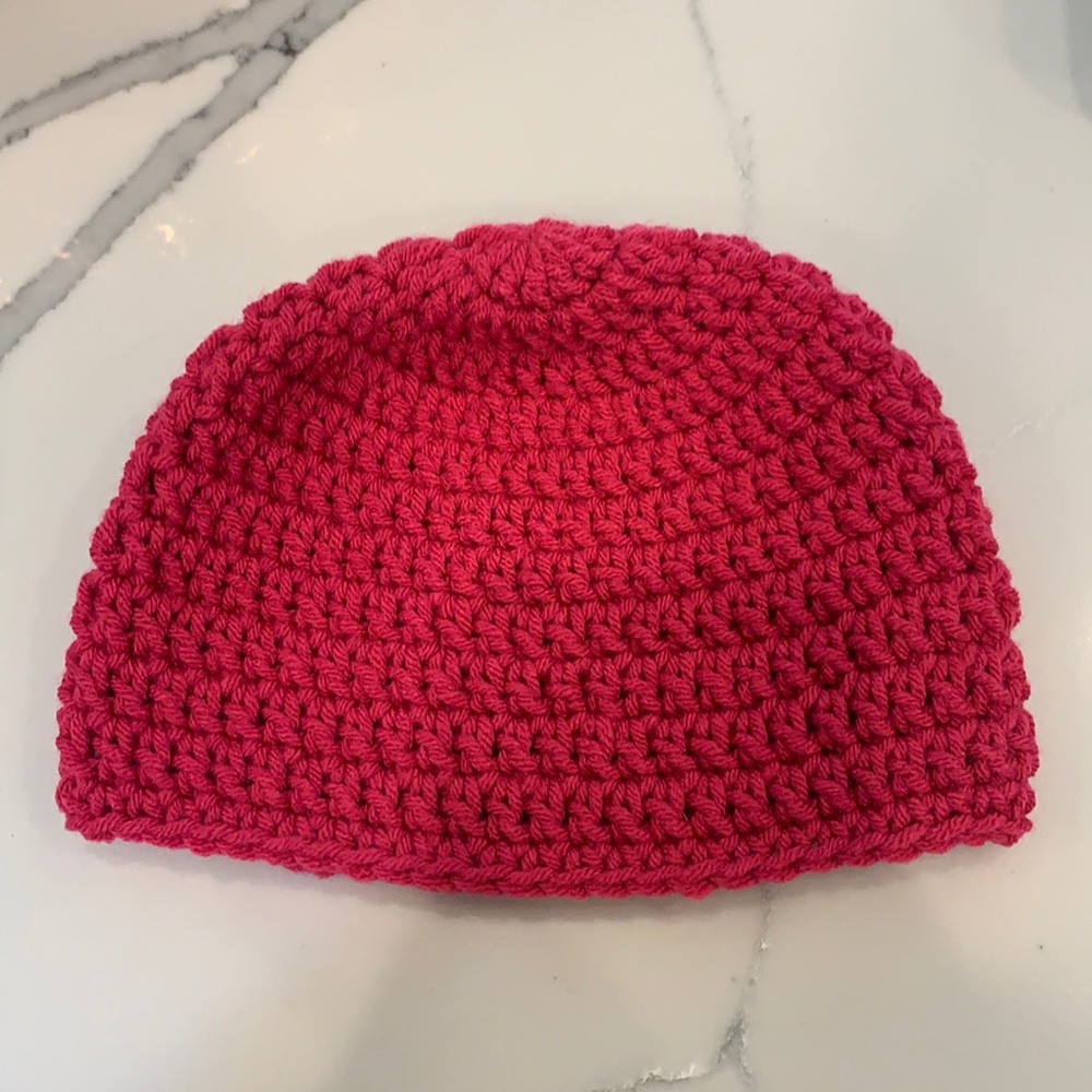 Toddler Hand Crocheted Beanie!